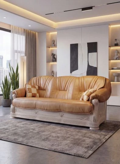 Диваны кожаные